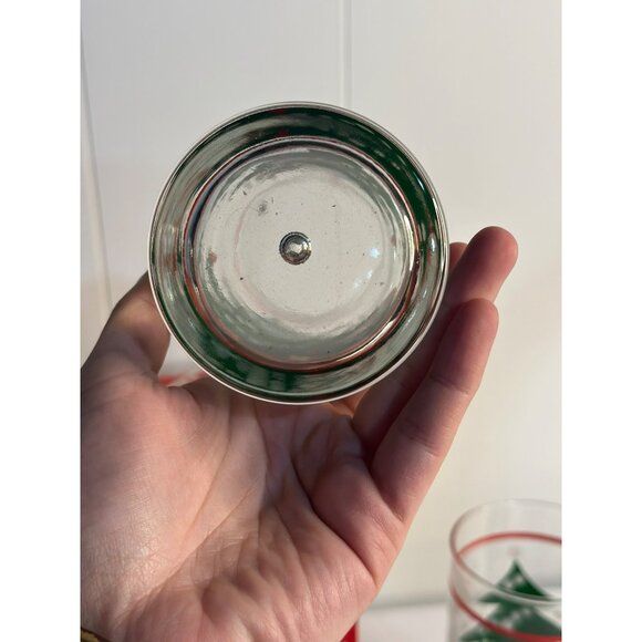 VTG Waechtersbach Christmas Tree Glasses Set of 4 - 6.5" Collins Made in Germany - Picture 5 of 7